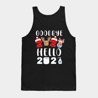 goodbye 2020 hello 2021 Reindeer Tank Top